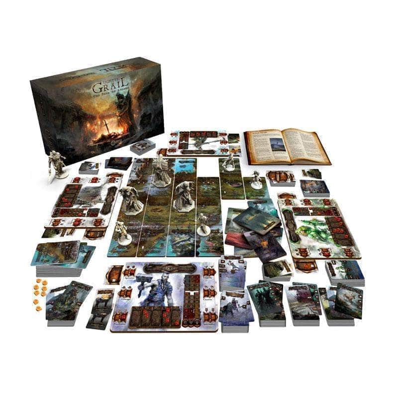 오염 된 Grail : Fall of Avalon Core Board Game (소매 선주문 에디션) 소매 보드 게임 Awaken Realms KS000946P