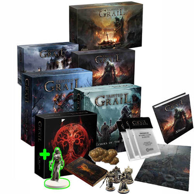 TAINTED GRAIL: The Fall of Avalon Collector&#39;s All-In Graal Pledge (Kickstarter Pre-Order Special) Kickstarter Board Game Awaken Realms
