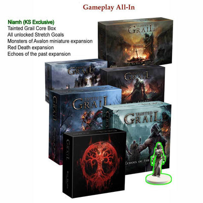 Grial contaminada: el juego de mesa Kickstarter Game of Avalon Game-All-All-in King (pre-pedido de Kickstarter) Awaken Realms