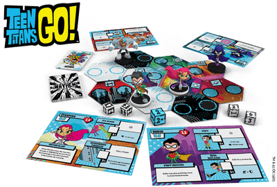 Teen Titans Go! Mayham התחייבות פלוס Blackfire ו- Nightwing Bundle (Kickstarter Special Special) CMON מוגבלת, Teen Titan CMON KS001076A