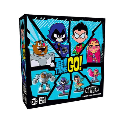 Teen Titans Go! Mayhem Pledge Plus Blackfire og Nightwing Bundle (Kickstarter Pre-Order Special) Kickstarter Board Game CMON KS001076A