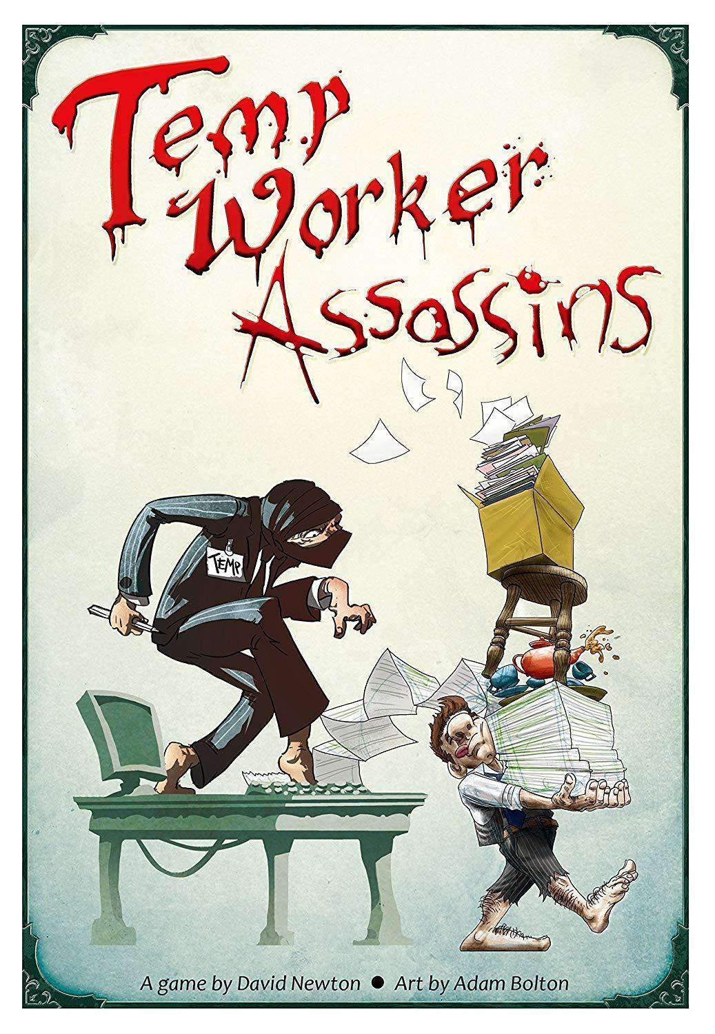 Temp Worker Assassins Retail Board Game David Newton