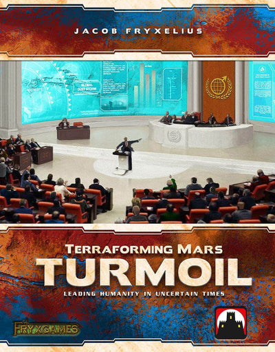 Terraforming Mars: Turmoil (Kickstarter Special) Kickstarter Board Game Expansion FryxGames, Stronghold Games, Ghenos Games, Intrafin Games, Korea Boardgames co., Lavka Games, Maldito Games, Mindok, Rebel, Reflexshop, Schwerkraft-Verlag, SIAM Board Games KS800310A