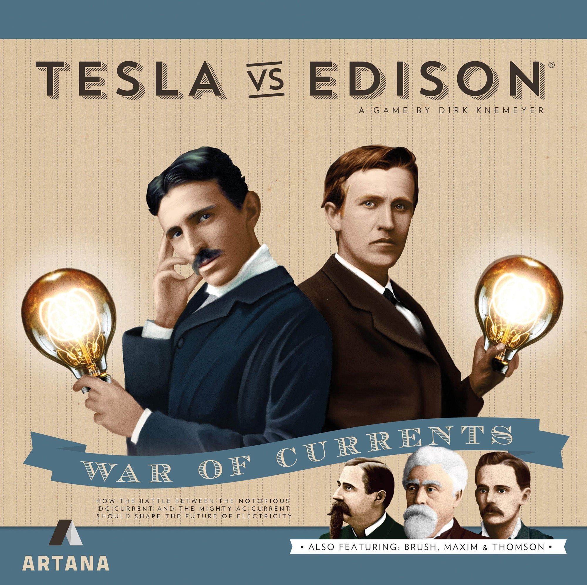 Tesla Vs. Edison: War of Currents (Kickstarter Special) Kickstarter brädspel Artana KS800039A