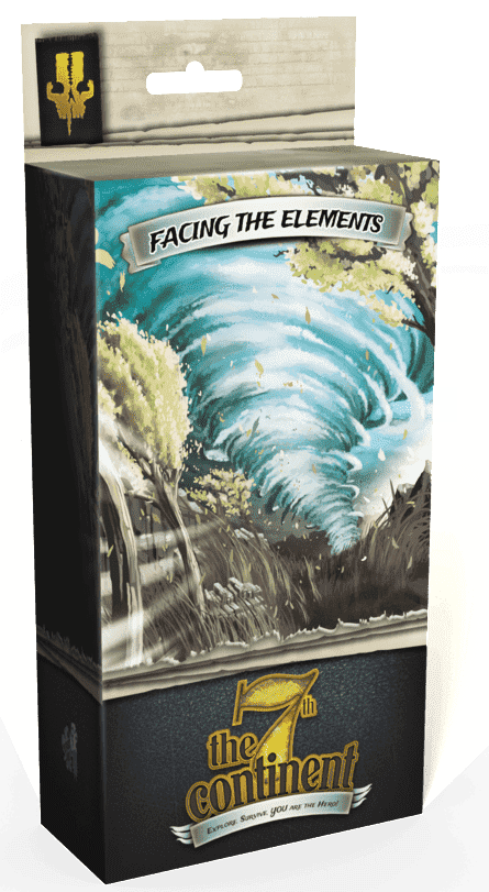 Het 7e continent: geconfronteerd met de Elements Expansion (Kickstarter Special) Kickstarter Board Game Expansion Serious Poulp
