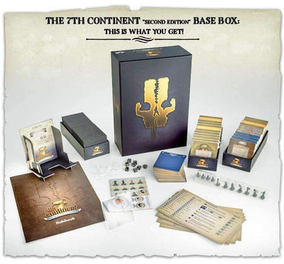 O 7º Continente: Rookie Plus Full Gameplay Bundle (Kickstarter pré-encomenda especial) jogo de tabuleiro Kickstarter Serious Poulp