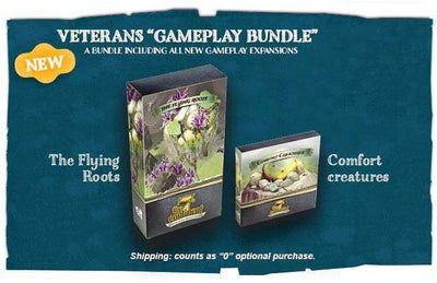 Det 7. kontinent: Veteran Plus New Gameplay Bundle (Kickstarter Pre-Order Special) Kickstarter Board Game Expansion Serious Poulp