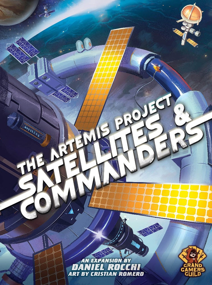 The Artemis Project: Satellites & Commaners Expansion (Kickstarter pré-encomenda especial) Expansão do jogo de tabuleiro Kickstarter Grand Gamers Guild KS001335A