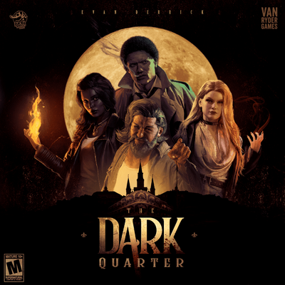 The Dark Quarter: todo o maldito pacote de penhor da agência (Kickstarter pré-encomenda especial) jogo de tabuleiro Kickstarter Lucky Duck Games KS800385B