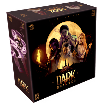 The Dark Quarter: l&#39;intera Damn Agency Pledge Bundle (Kickstarter Pre-Order Special) Kickstarter Board Game Lucky Duck Games KS800385B