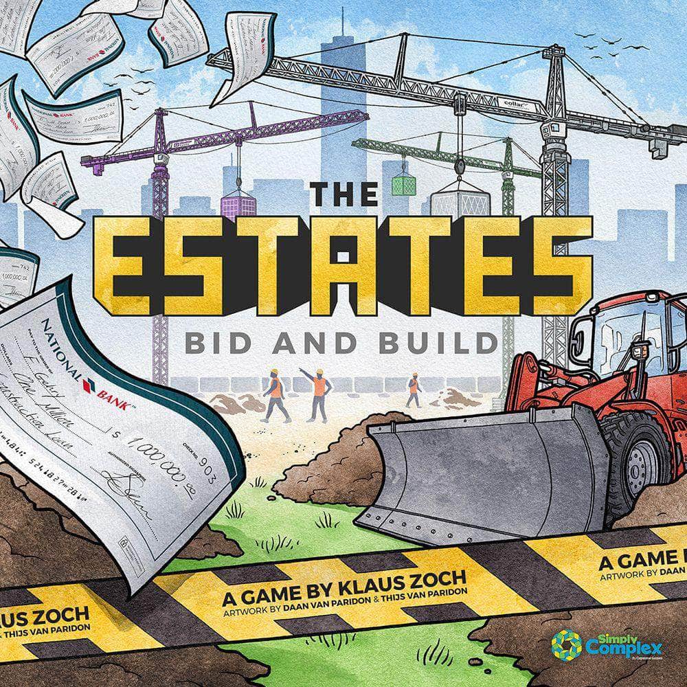 משחק הלוח של Estates (Kickstarter Special) Capstone Games, פשוט מורכב KS800282A
