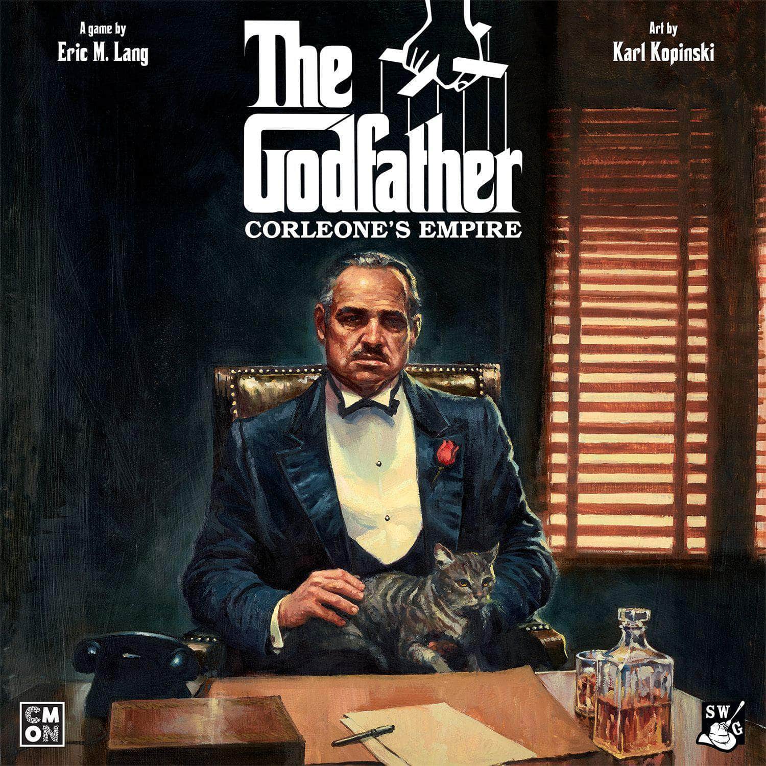 The Godfather: Corleone's Empire Retail Board Game CMON Limited, ADC Blackfire Entertainment, Asmodee, Asterion Press, Crowd Games, Edge Entertainment, Galápagos Jogos, Portal Games, Spaghetti Western Games KS800495A