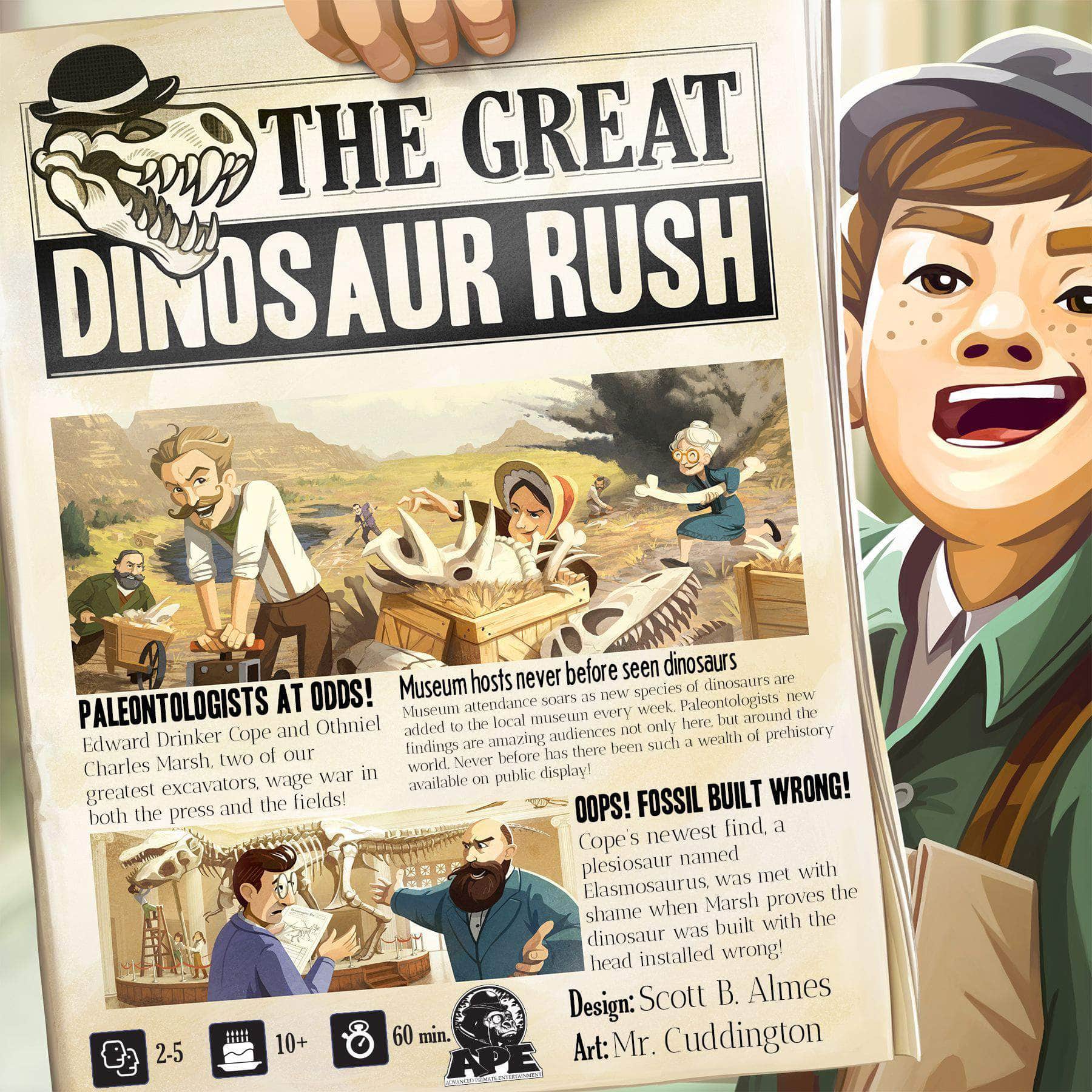 The Great Dinosaur Rush (Kickstarter Special) Kickstarter brädspel APE Games KS800173A