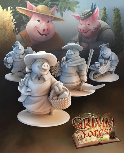 Grimm Forest (Retail Edition) detailbestyrelsesspil Druid City Games