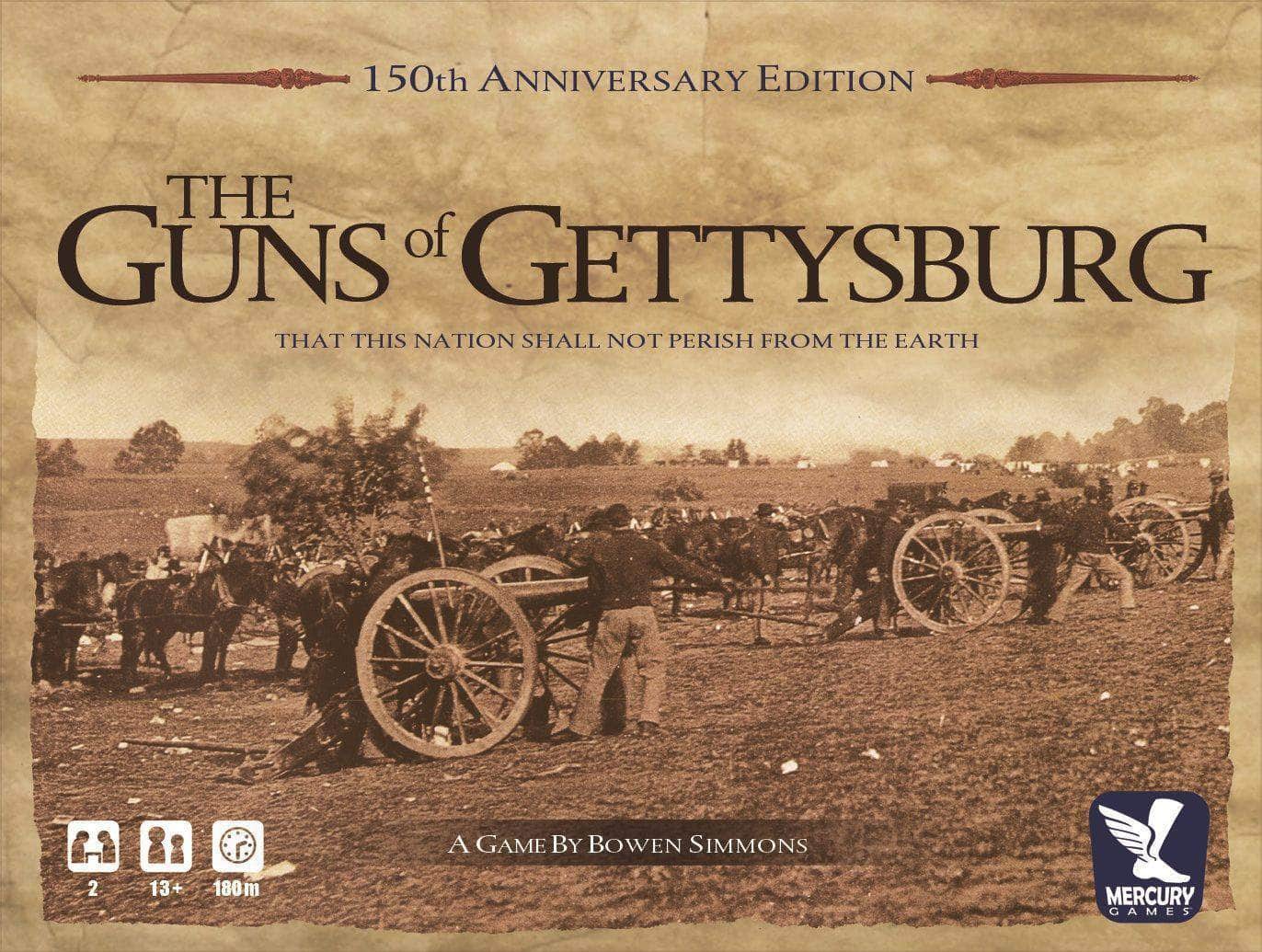 Las armas de Gettysburg (Kickstarter Special) Juego de mesa de Kickstarter Mercury Games KS800601A