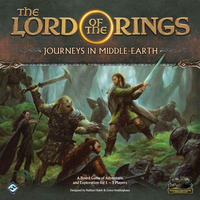 The Lord of the Rings: Journeys in Middle-Earth (Retail Edition) Board Board Game Fantasy Flight Games KS800590A