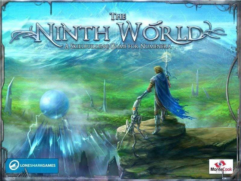 The Ninth World: เกมการสร้างทักษะสำหรับเกมบอร์ด Numenera (Retail Special) เกมการ์ด Kickstarter Lone Shark Games