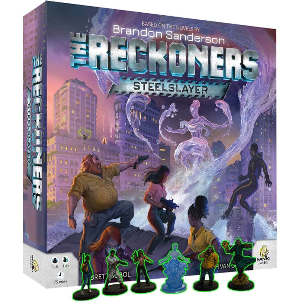 The Reckoners: Steelslayer Epic Edition with Prepainted Miniatures Upgrade Bundle (Kickstarter Pre-Order Special) Kickstarter Board Game Expansion Nauvoo Games KS001082B