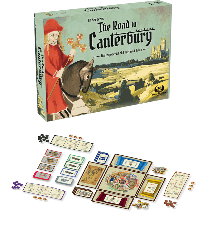 The Road to Canterbury Bundle (Kickstarter Pre-Order Special) Kickstarter Board Game Eagle-Gryphon Giochi KS001063A