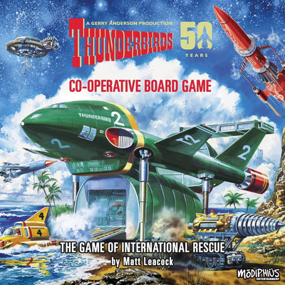Thunderbirds 협동 조합 보드 게임 소매 보드 게임 ASYNCRON games