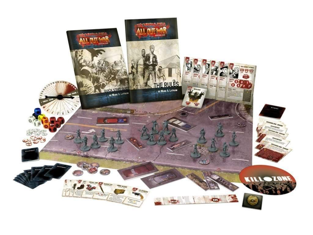 The Walking Dead: All -Out -Krieg mit exklusivem Booster Pack Bündel (Kickstarter Special) Kickstarter Miniatures Spiel 2Tomatoes