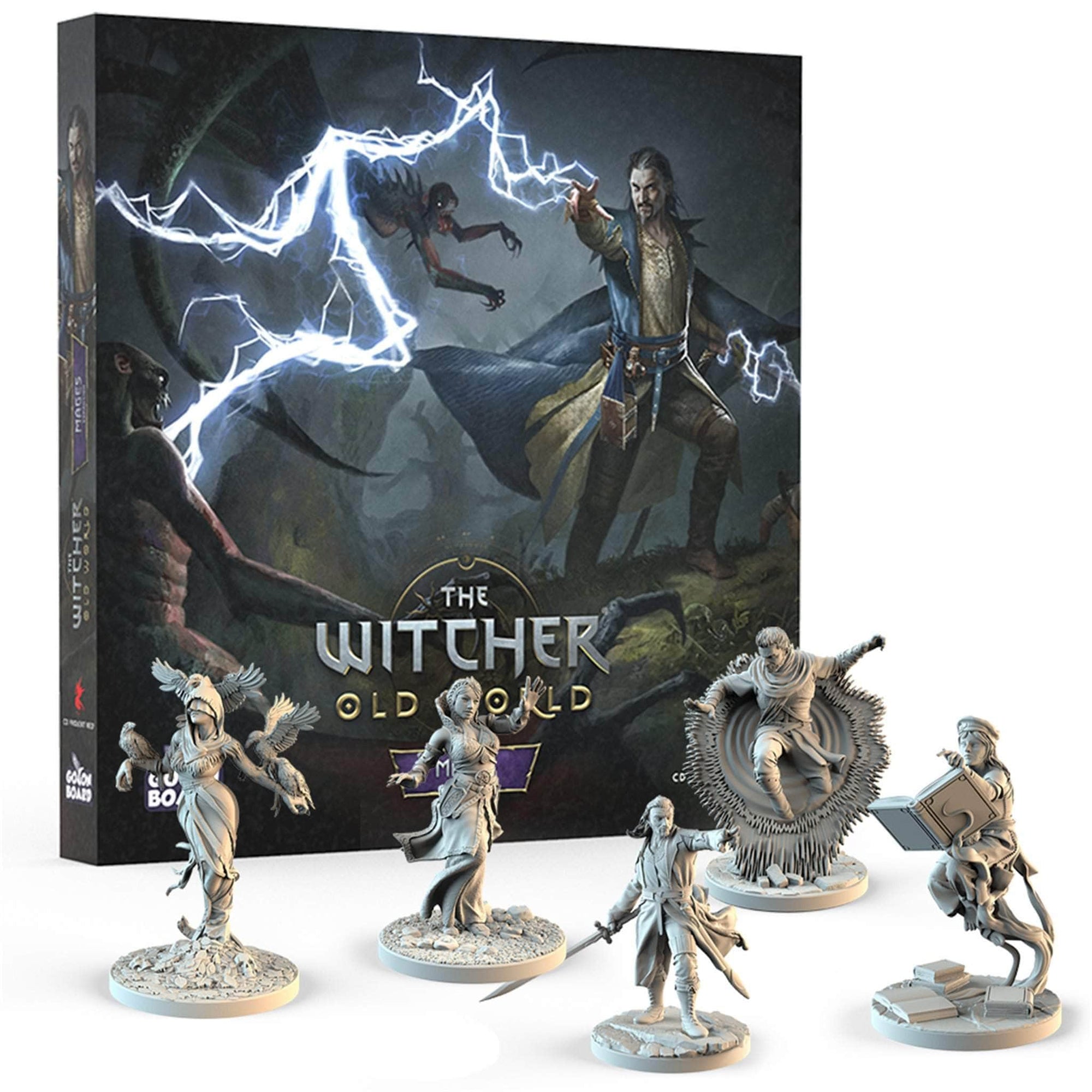 The Witcher: Old World Mages (Kickstarter Pre-Order Special) Expansión del juego de mesa de Kickstarter Go On Board KS001114B