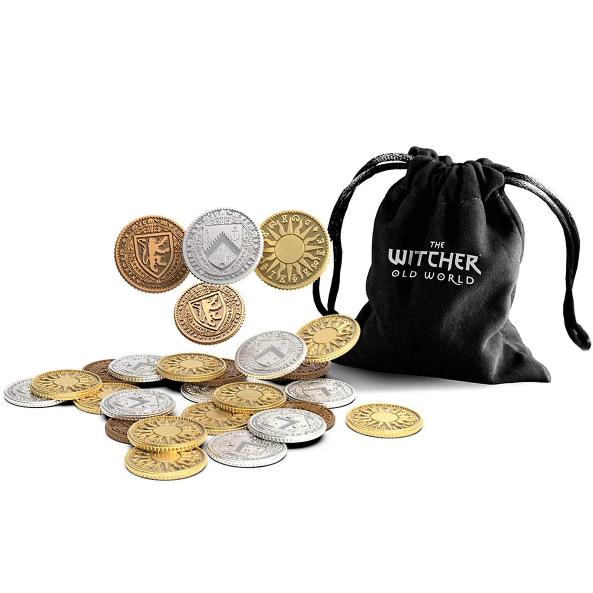 The Witcher: Old World Metal Coins (Kickstarter Précommande spécial) Accessoire de jeu de société Kickstarter Go On Board KS001114H