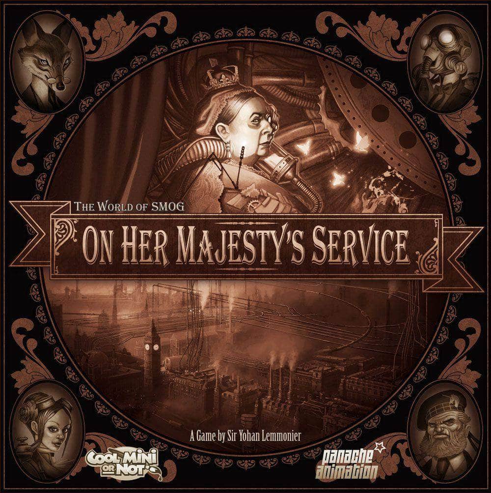 The World of Smog: on Her Majesty's Service (Kickstarter Special) Kickstarter Board Game CMON KS800129A limitato