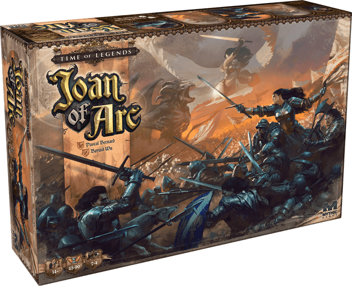 Time of Legends Joan of Arc: Maiden Pledge (Kickstarter Pré-encomenda especial) jogo de tabuleiro Kickstarter Mythic Games