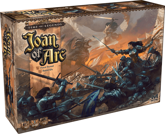 Time of Legends Joan of Arc: Maiden Pledge Plus الحزمة الإضافية الأسطورية (الطلب المسبق الخاص لـ Kickstarter) لعبة Kickstarter Board Mythic Games