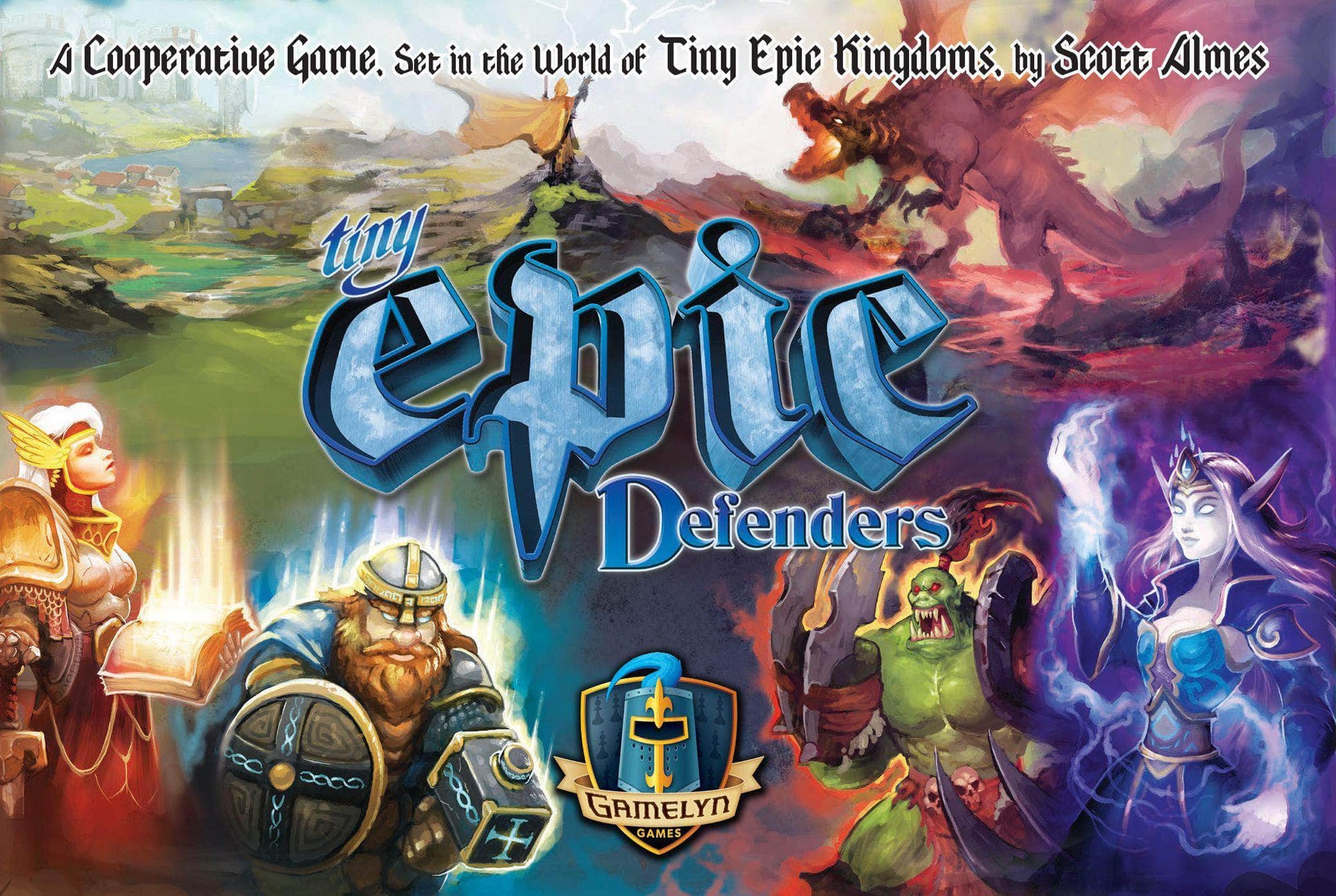 Tiny Epic: Defenders Core Game Plus Broad Gole Second Edition (Kickstarter Special) Kickstarter Game Gamelyn Games KS800267A