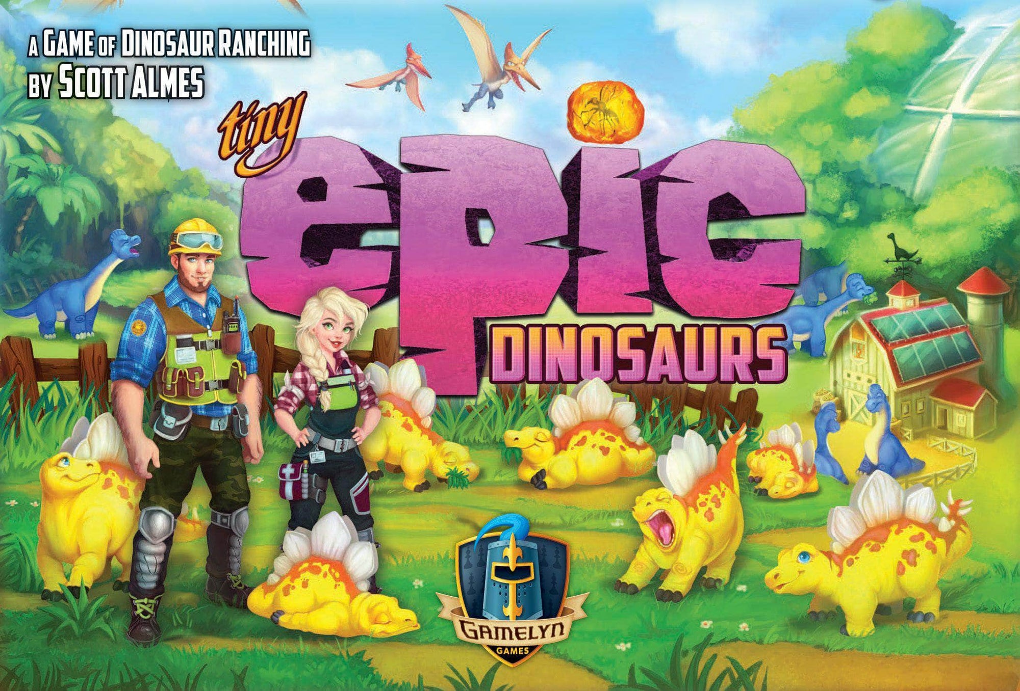 Tiny Epic: Dinosaurs Core Game Plus Stretch Goals (Kickstarter Special) Kickstarter Board Game Gamelyn Games KS800325A