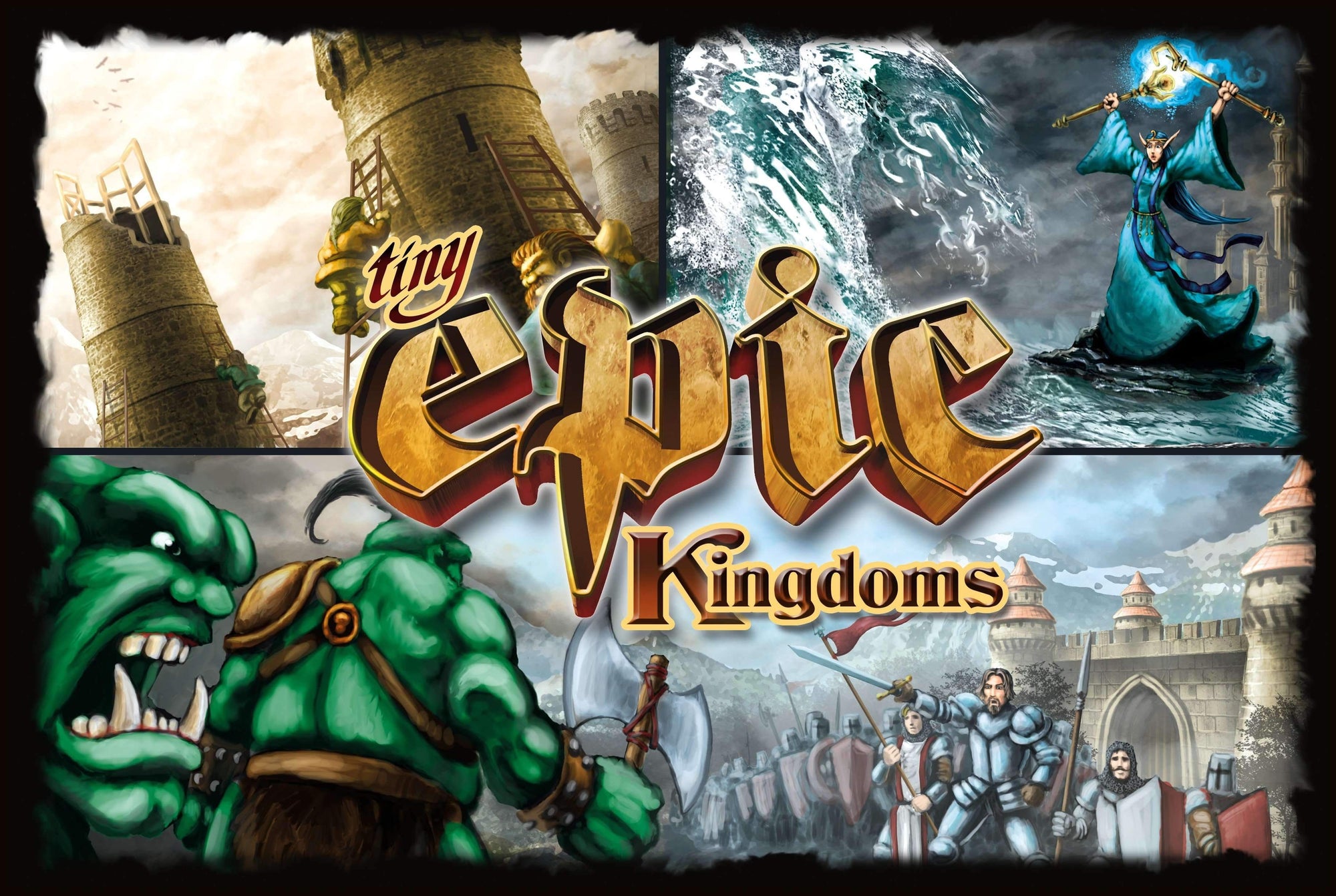 Tiny Epic Kingdoms 2nd Edition (Kickstarter Special) jogo de tabuleiro Kickstarter Gamelyn Games