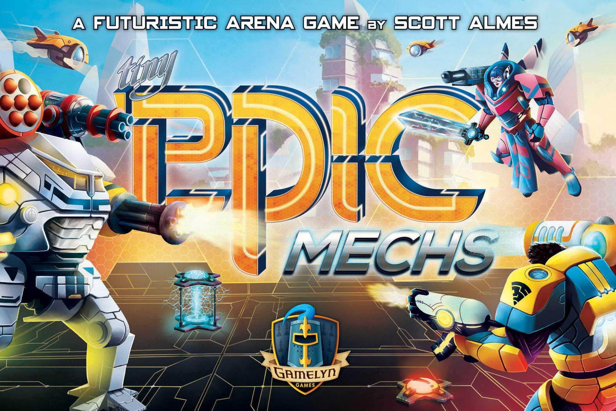 Tiny Epic: Mechs (Kickstarter Special) Juego de mesa de Kickstarter Gamelyn Games KS800290A