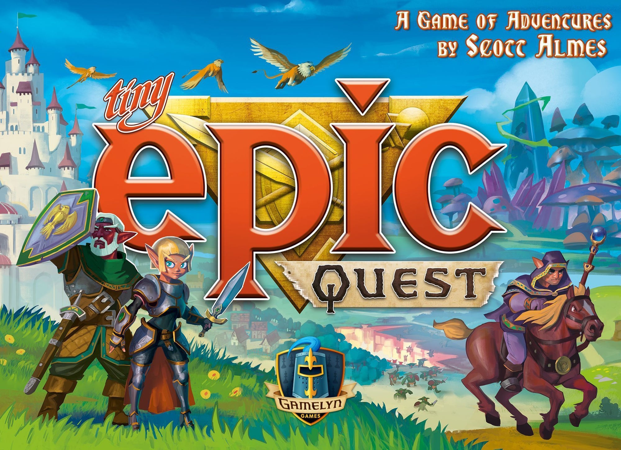 Tiny Epic Quest - Deluxe Edition (Kickstarter Special) jogo de tabuleiro Kickstarter Gamelyn Games