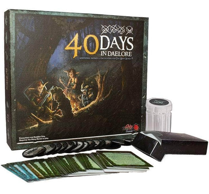 Muitos ossos: 40 dias em Daelore (Edição de varejo) Expansão de jogo de tabuleiro de varejo Chip Theory Games KS000143M