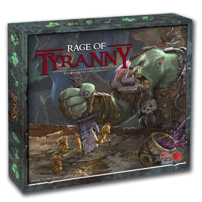 Muitos ossos: raiva da tirania (edição de pré-encomenda de varejo) Expansão de jogo de tabuleiro de varejo Chip Theory Games KS000143T