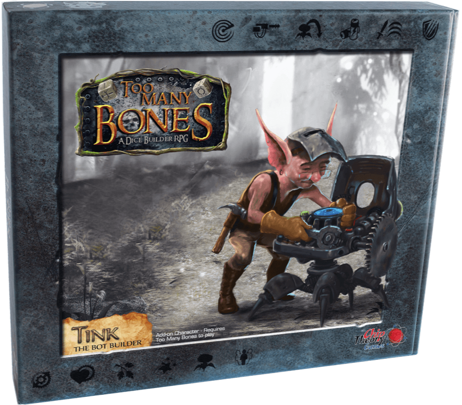 Too Many Bones: Tink Pre-Order Board Game Geek, Games, Board Games, Kickstarter Board Games Expansions, Board Games Expansions, Chip Theory Games, Too Many Bones Tink, Kickstarter Board Games, Cooperative Play, Deck Pool Building Chip Theory Games KS000143L