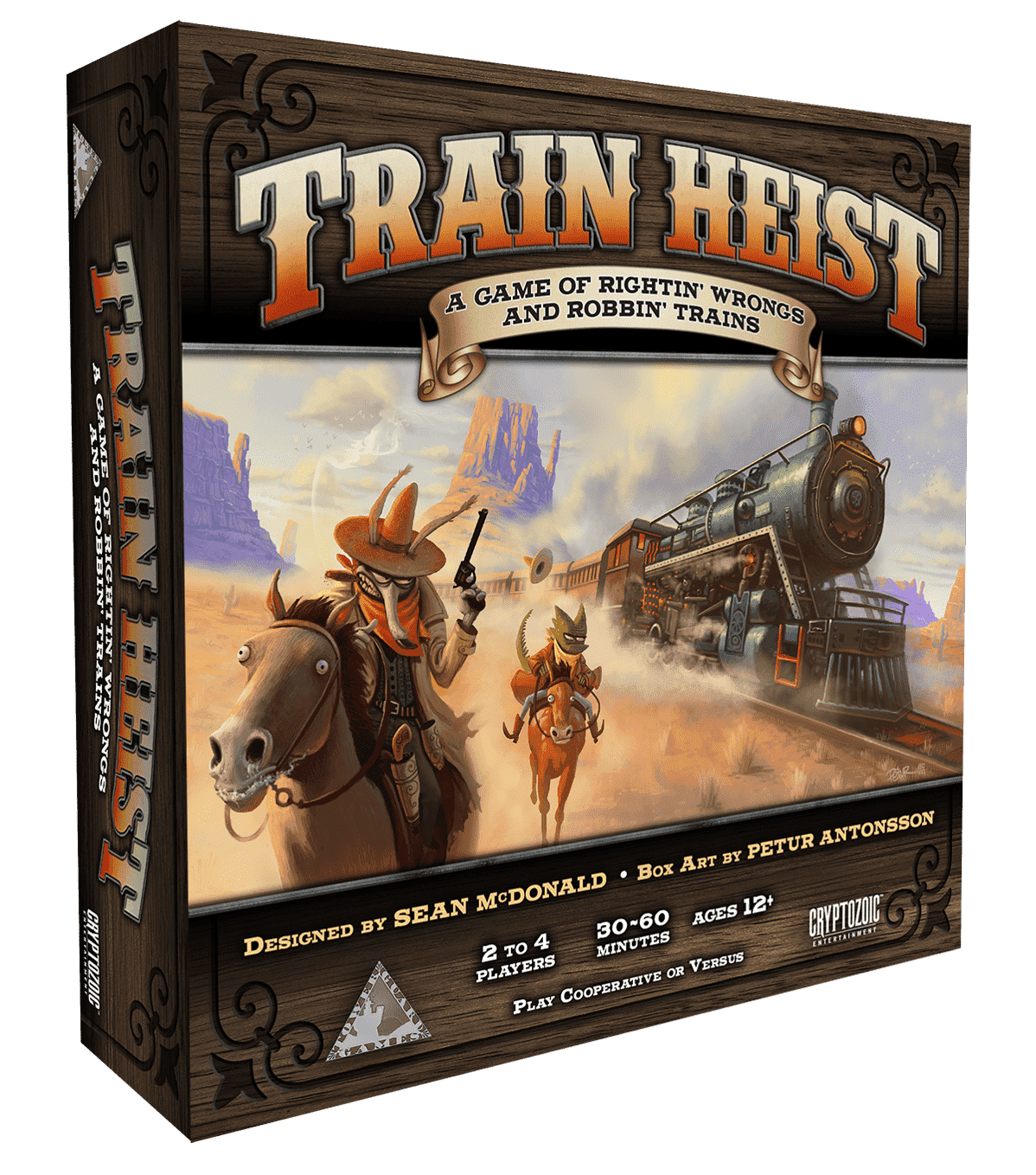 Train Heist: A Game of Rightin' Wrongs And Robbin' Trains Retail Board Game Cryptozoic Entertainment Tower Guard Games