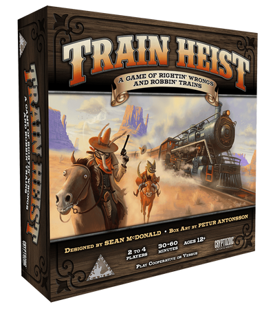 Trem Heist: A Game of Rightin &#39;Wrongs And Robbin&#39; Trens Retail Board Game Cryptozoic Entertainment Jogos da Guarda de Torre