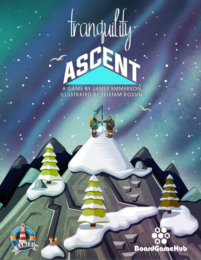 الهدوء: مجموعة حصيرة اللعب The Ascent Plus (الطلب المسبق الخاص بـ Kickstarter) لعبة Kickstarter Board Board Game Hub KS001168A