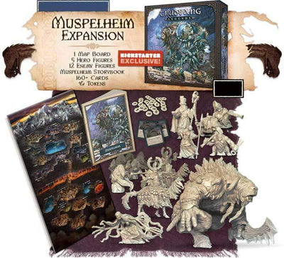 Trudvang Legends: MUSPELHEIM-Erweiterung (Kickstarter-Vorbestellungsspezialitäten) Brettspiel Geek, Kickstarter-Spiele, Spiele, Brettspiele, Brettspiele, Kickstarter-Brettspiele Erweiterungen, Brettspiele Erweiterungen, CMON Limited, Trudvang Legends Musspelheim, die Spiele Steward Kickstarter Edition Shop CMON Begrenzt