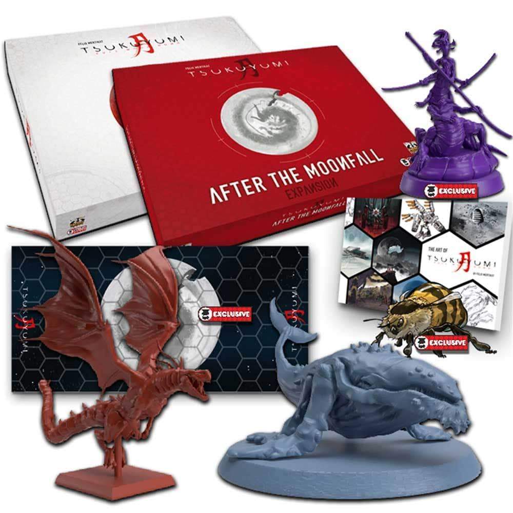 Tsukuyumi: Full Moon Down All-In Pledge Kickstarter Board Game 