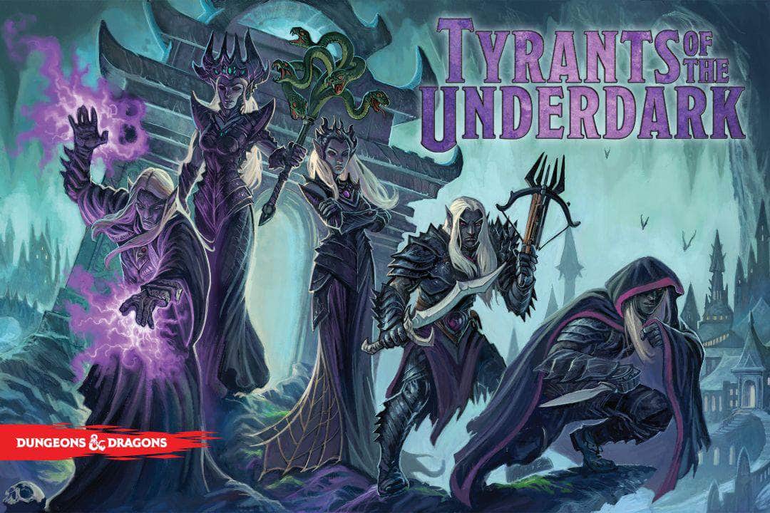 Tyranner i underdark -detailbestyrelsesspilet Gale Force Nine , Heidelberger Spieleverlag, Wizards of the Coast KS800480A