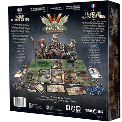 V-Sabotage: Nowomorzy Deluxe All-In Poledle (Kickstarter w przedsprzedaży Special) Kickstarter Game Triton Noir KS001169A