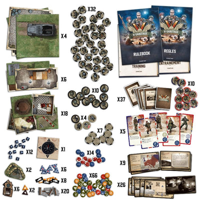 V-Sabotage: Newcomers Deluxe All-In Pledge Bundle (Kickstarter Pre-Order Special) Kickstarter Board Game Triton Noir KS001169A