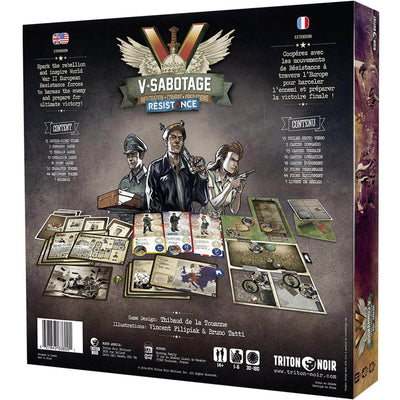 V-SABOTAGE: nieuwkomers Deluxe All-In Pledge Bundle (Kickstarter Pre-Order Special) Kickstarter Board Game Triton Noir KS001169A