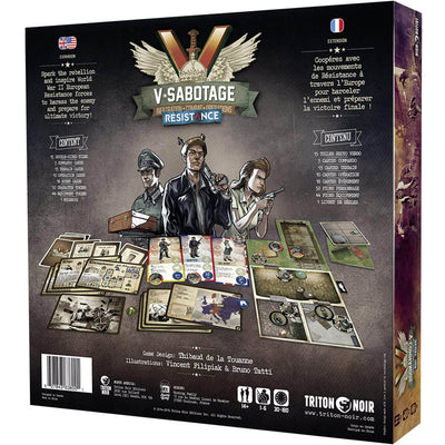 V-Sabotage: Newcomers Deluxe All-In Pledge Bundle (Kickstarter Pre-Order Special) Kickstarter Board Game Triton Noir KS001169A