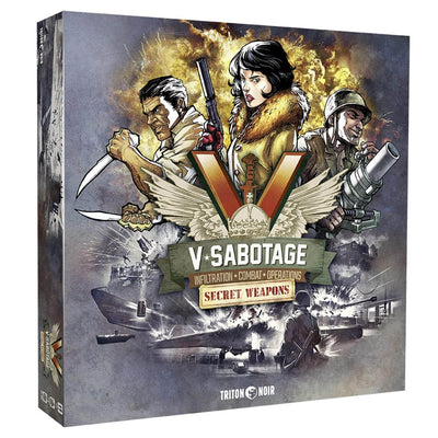 V-Sabotage: Newcomers Deluxe All-In Pledge Bundle (Kickstarter Pre-Order Special) Kickstarter Board Game Triton Noir KS001169A