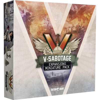 V-Sabotage: Newcomers Deluxe All-in Pledge Bundle (Kickstarter Pre-megrendelés Special) Kickstarter társasjáték Triton Noir KS001169a